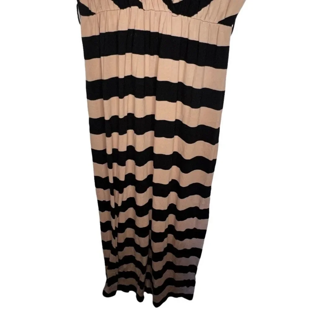 Romeo &‎ Juliet Couture Striped Maxi Dress